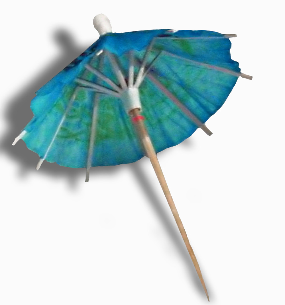 (image for) 144 Umbrella Hawaiian Cocktail Picks Sticks Drinks Party Parasol