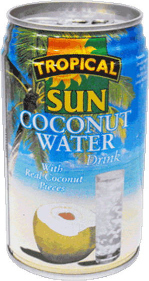 (image for) Tropical Sun Natural Coconut Water (no pieces) 330Ml - Singles